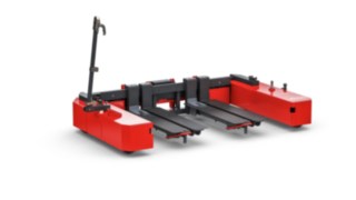 Optional opening direction of the C-frame for the LT10 – LT20 logistic trains from Linde Material Handling