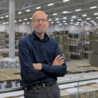 Nicolai Leese, logistiikkapäällikkö Klingele Paper & Packagingilla